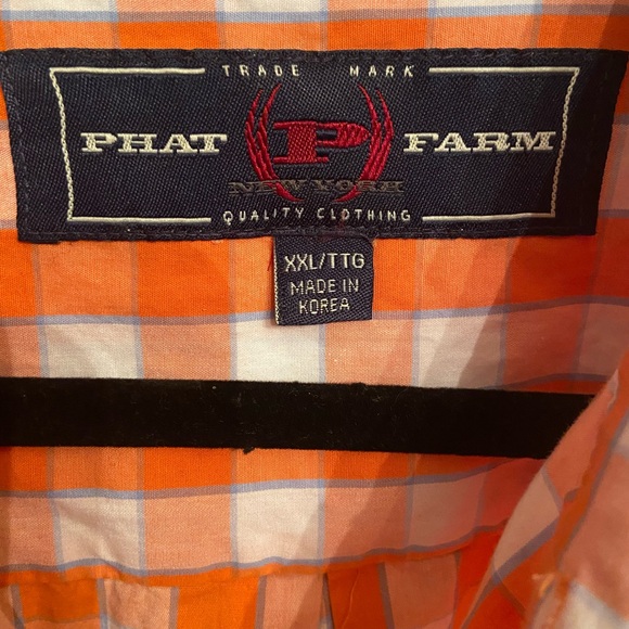 Phat Farm VTG men’s shirt sleeve shirt XXL - Picture 2 of 6